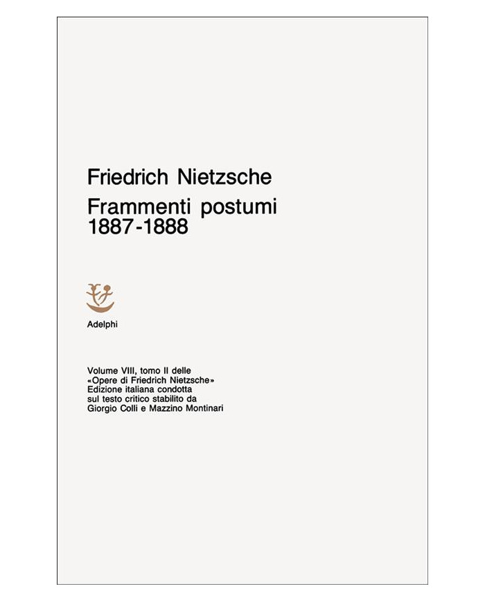 Opere complete. Vol. 8: Frammenti postumi (1887-1888)