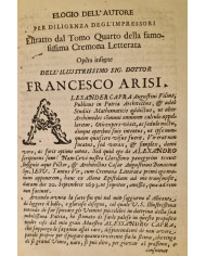 La nuova architettura civile, e militare di Alessandro Capra architetto - 1717