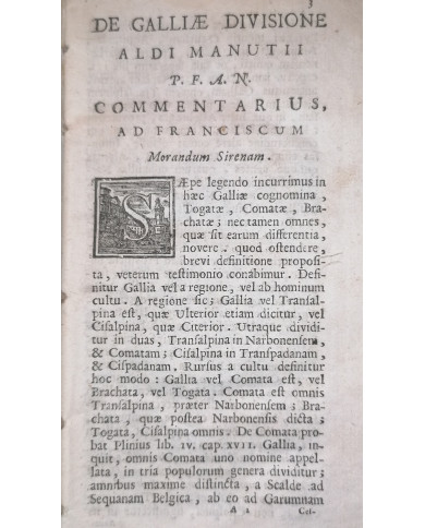 C. Julii Caesaris Commentarii de bello Gallico et civili, ejusque fragmenta, & alia quaecunque extant - 1746