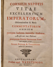 Cornelii Nepotis Vitae excellentium imperatorum... - 1707