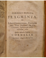 Cornelii Nepotis Vitae excellentium imperatorum... - 1707