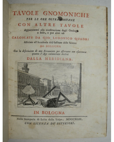 De gli horologi solari nelle superficie piane trattato di Mutio Oddi da Urbino - 1614
