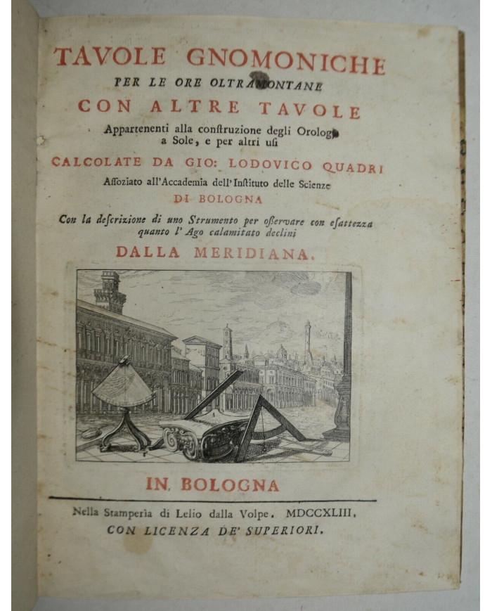 De gli horologi solari nelle superficie piane trattato di Mutio Oddi da Urbino - 1614