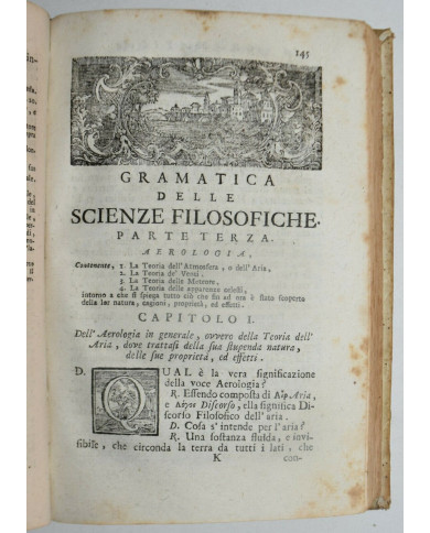 Grammatica delle scienze filosofiche - 1760