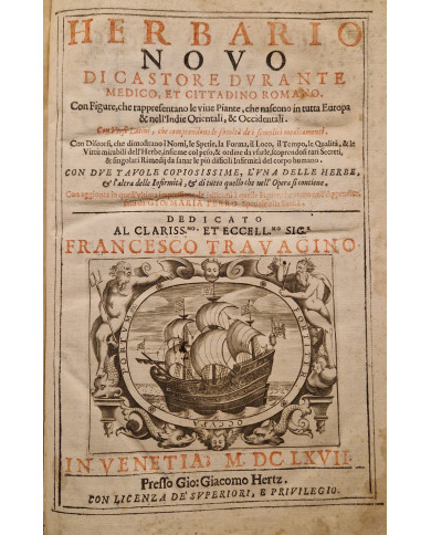 Herbario novo di Castore Durante - 1667