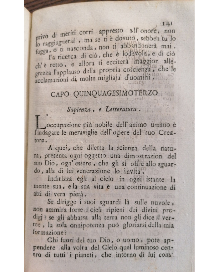 Il libro della sapienza e delle virtù - 1808