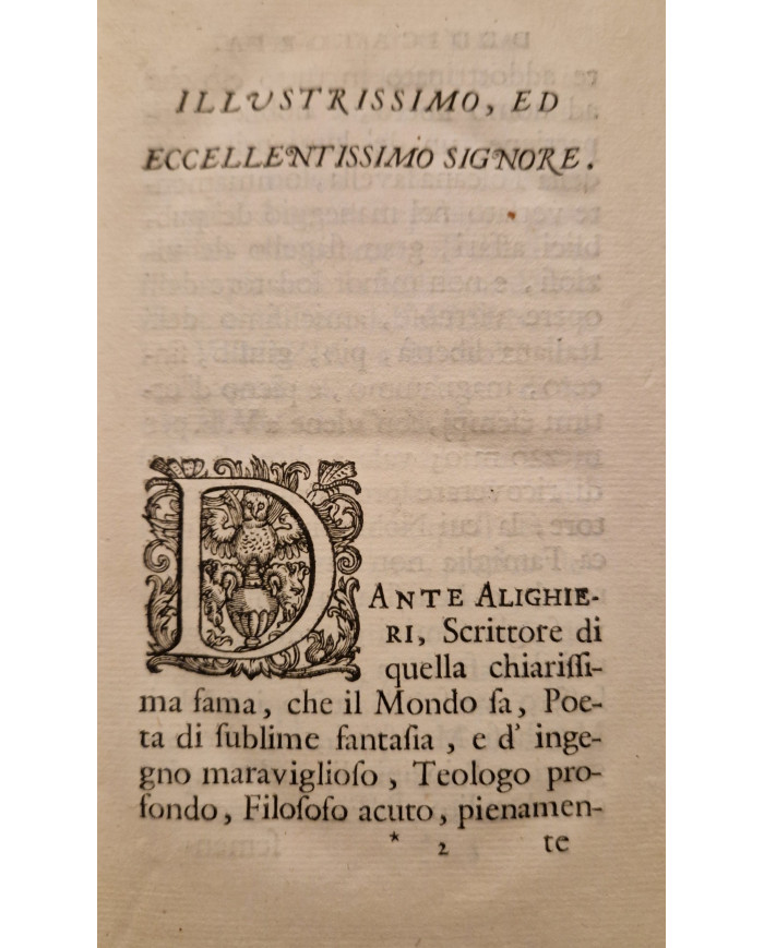 La divina commedia di Dante Alighieri, già ridotta a miglior lezione dagli Accademici della Crusca - 1726