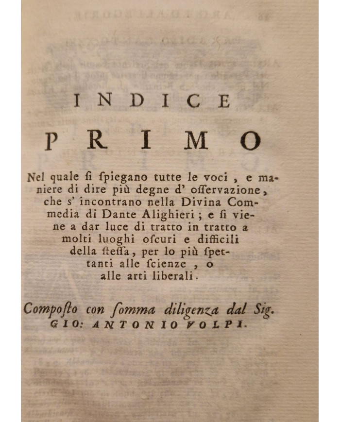 La divina commedia di Dante Alighieri, già ridotta a miglior lezione dagli Accademici della Crusca - 1726
