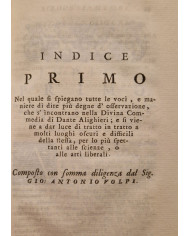 La divina commedia di Dante Alighieri, già ridotta a miglior lezione dagli Accademici della Crusca - 1726
