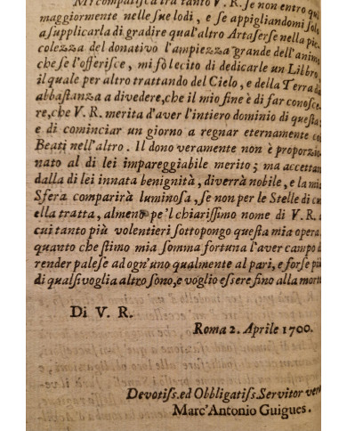La sfera geografico-celeste di Marc' Antonio Guigues - 1700