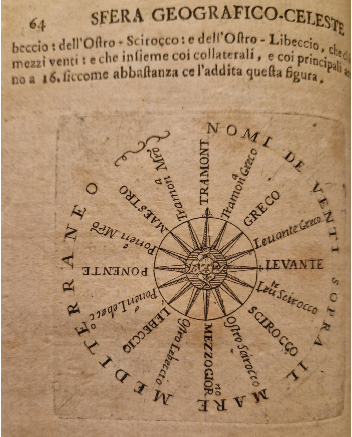 La sfera geografico-celeste di Marc' Antonio Guigues - 1700