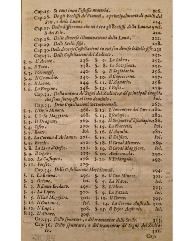 La sfera geografico-celeste di Marc' Antonio Guigues - 1700