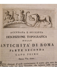 Accurata e succinta descrizione topografica delle antichità di Roma - 1824
