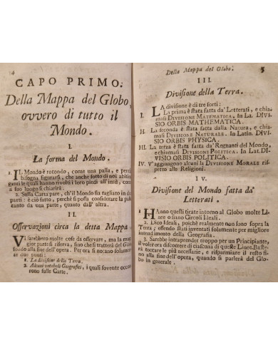 Breve trattato dell'antica e moderna geografia - 1722