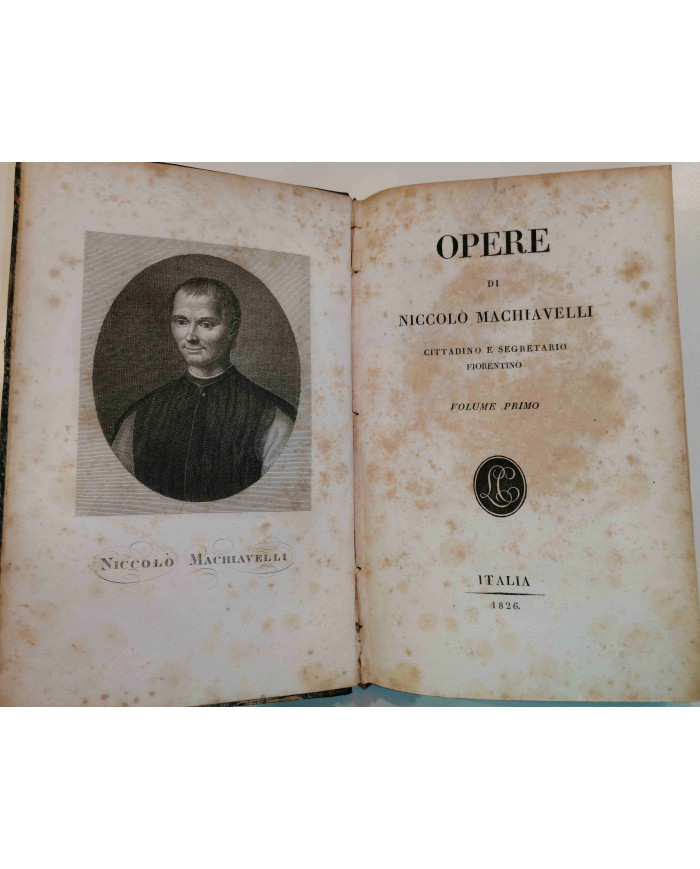 Opere di Niccolo Machiavelli - 1826