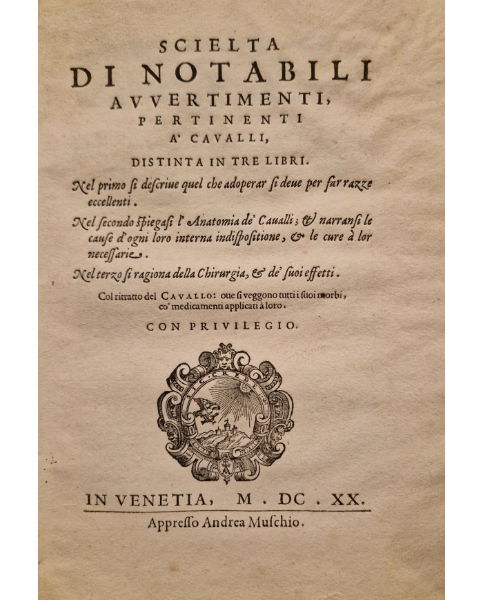 Ordini di cavalcare - 1620