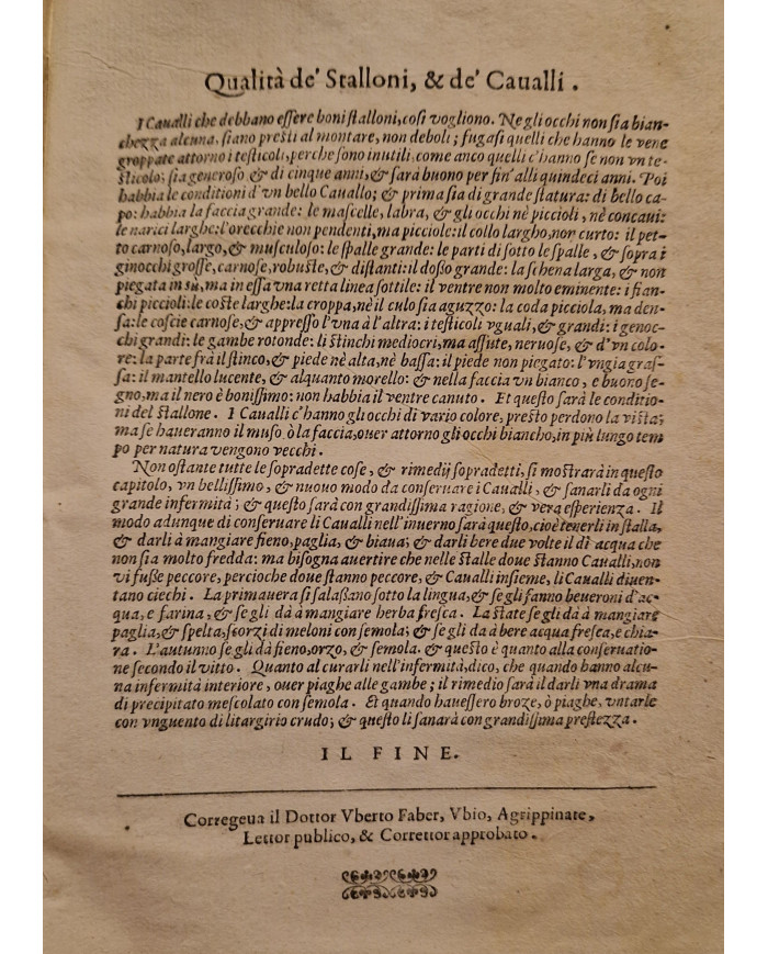 Ordini di cavalcare - 1620