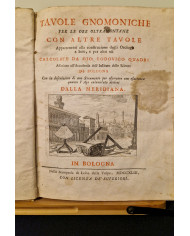 Tavole gnomoniche - 1743
