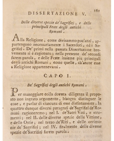 Introduzione allo studio delle romane antichità opera del canonico d. Niccola Ventimiglia - 1783