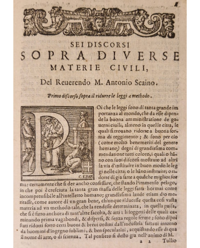 La politica di Aristotile ridotta in modo di parafrasi dal reverendo M. Antonio Scaino da Salo - 1578