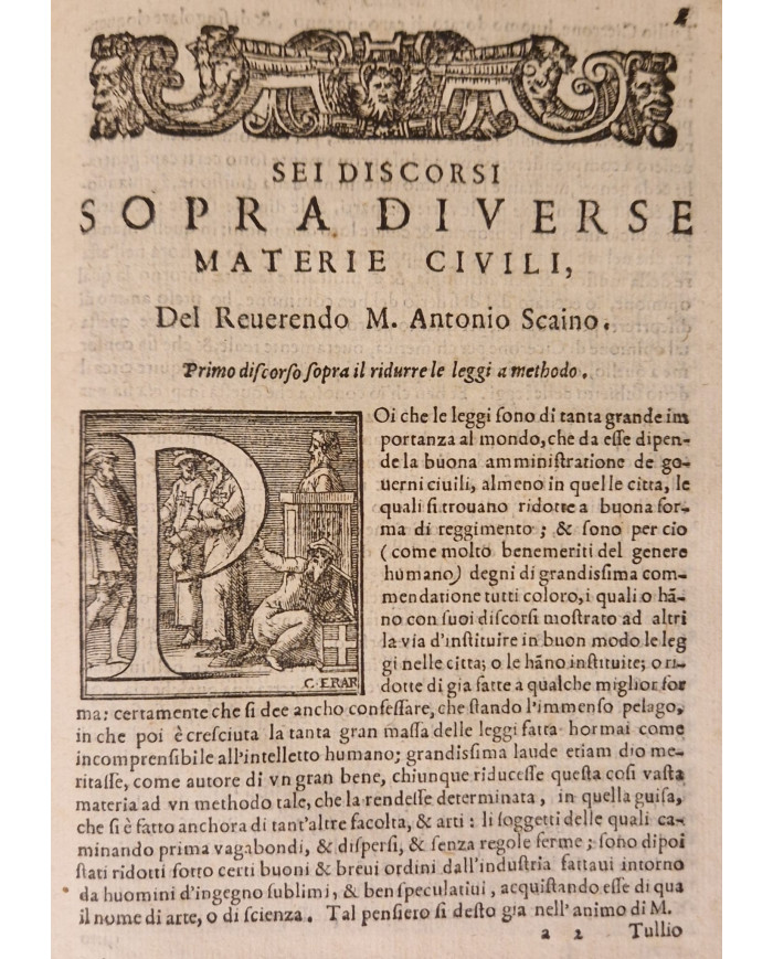 La politica di Aristotile ridotta in modo di parafrasi dal reverendo M. Antonio Scaino da Salo - 1578