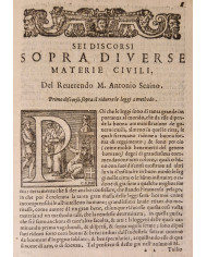 La politica di Aristotile ridotta in modo di parafrasi dal reverendo M. Antonio Scaino da Salo - 1578
