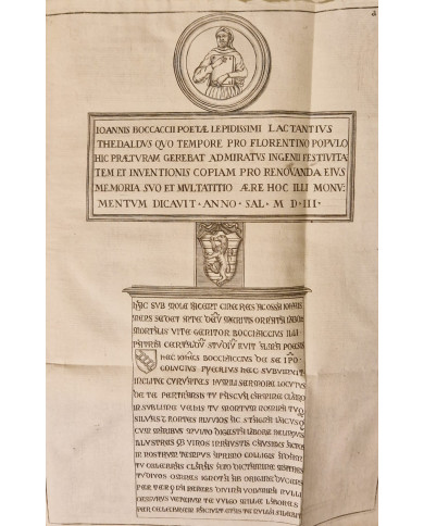 Istoria del Decamerone di Giovanni Boccaccio scritta da Domenico Maria Manni accademico fiorentino - 1742