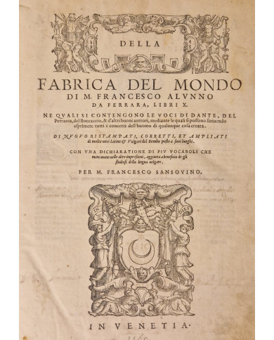 Della fabrica del mondo di m. Francesco Alunno da Ferrara - 1560