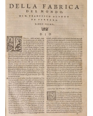 Della fabrica del mondo di m. Francesco Alunno da Ferrara - 1560