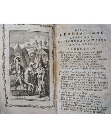 Il Goffredo poema eroico del signor Torquato Tasso con gli argomenti del signor Gio. Vincenzo Imperiale - 1797
