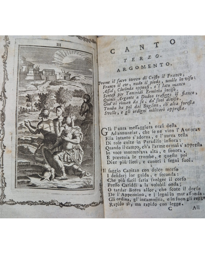 Il Goffredo poema eroico del signor Torquato Tasso con gli argomenti del signor Gio. Vincenzo Imperiale - 1797