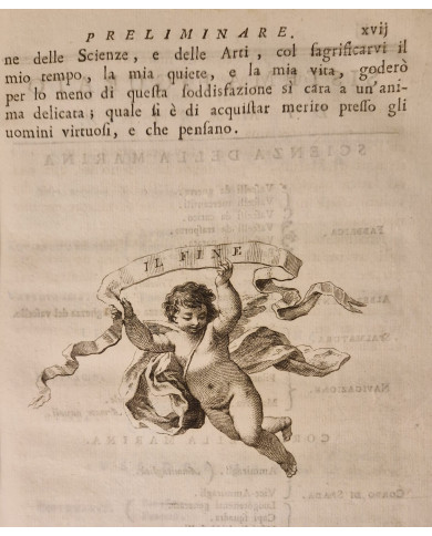 Dizionario istorico, teorico, e pratico di marina di monsieur Saverien tradotto dal francese - 1769
