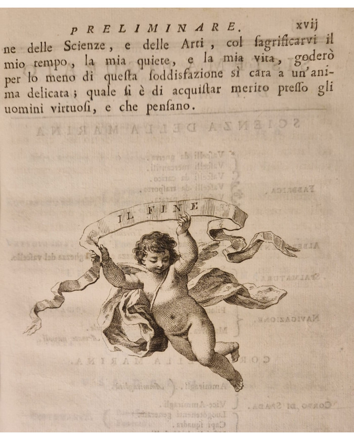 Dizionario istorico, teorico, e pratico di marina di monsieur Saverien tradotto dal francese - 1769