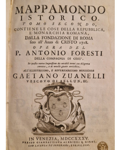 Mappamondo istorico, tomo II - 1735