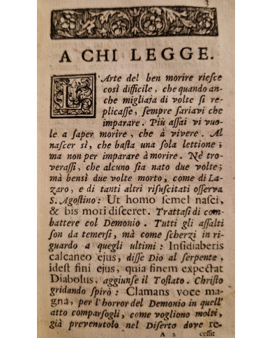 Il ministro degl'infermi per aiuto alla buona morte - 1727