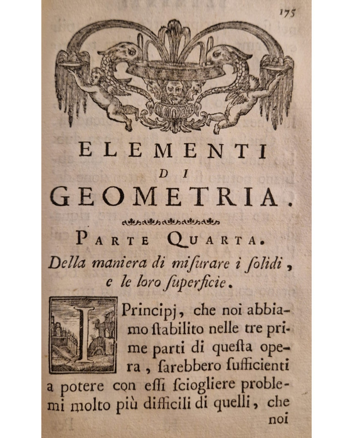 Elementi di geometria del signor Clairaut - 1771