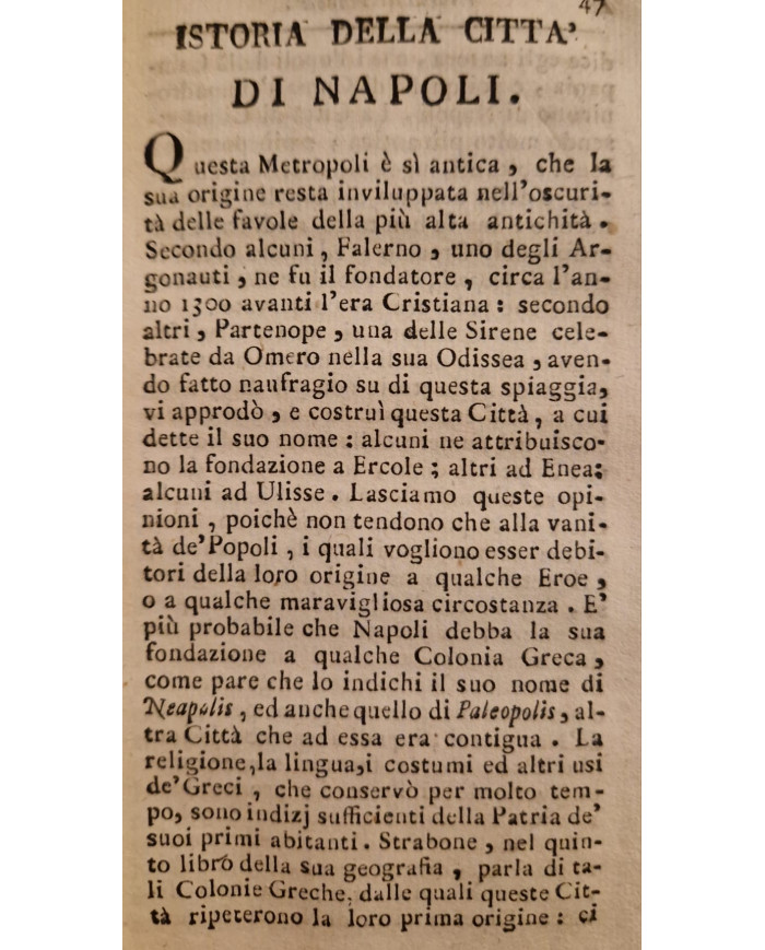 Itinerario istruttivo da Roma a Napoli - 1819