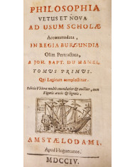 Philosophia vetus et nova, ad usum scholae accommodata - 1704