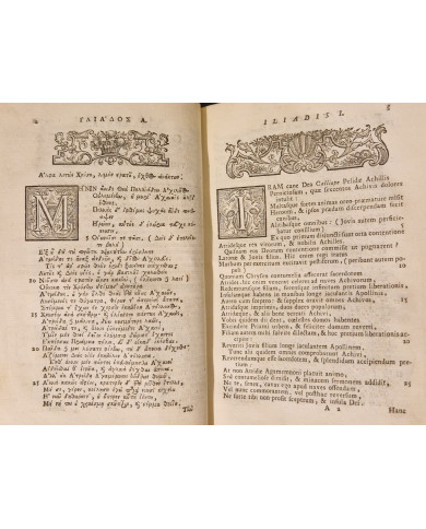 Homeri Opera Quae exstant omnia Graece & Latine Graeca  ad principem H. Stephani - 1744