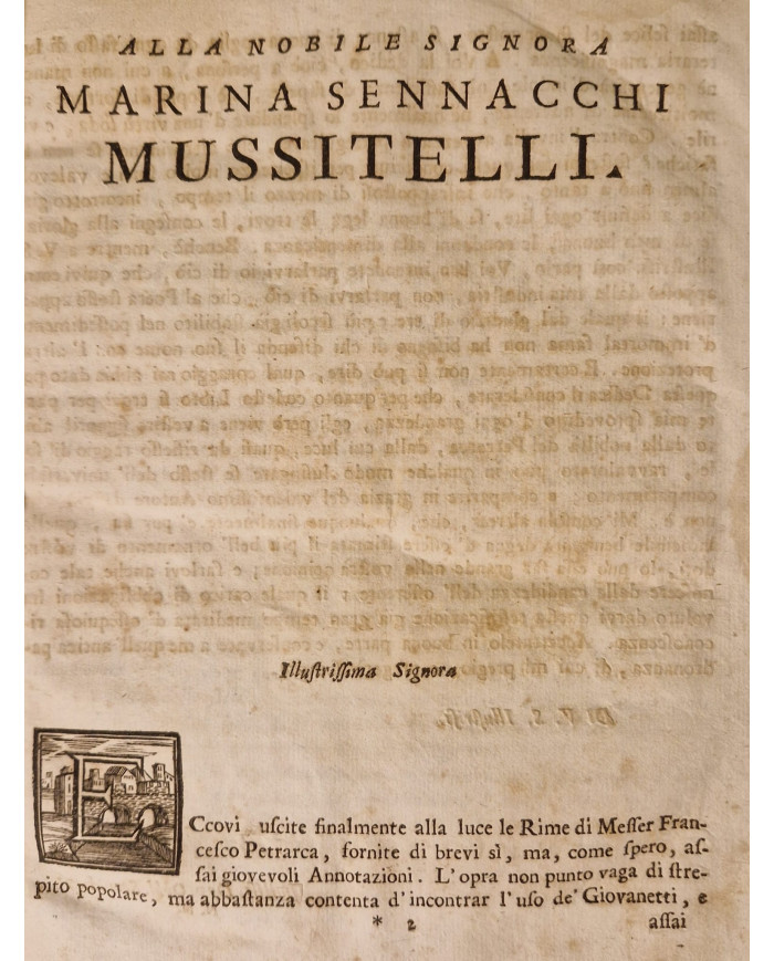 Le rime di Messer Francesco Petrarca - 1754
