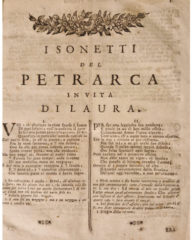Le rime di Messer Francesco Petrarca - 1754