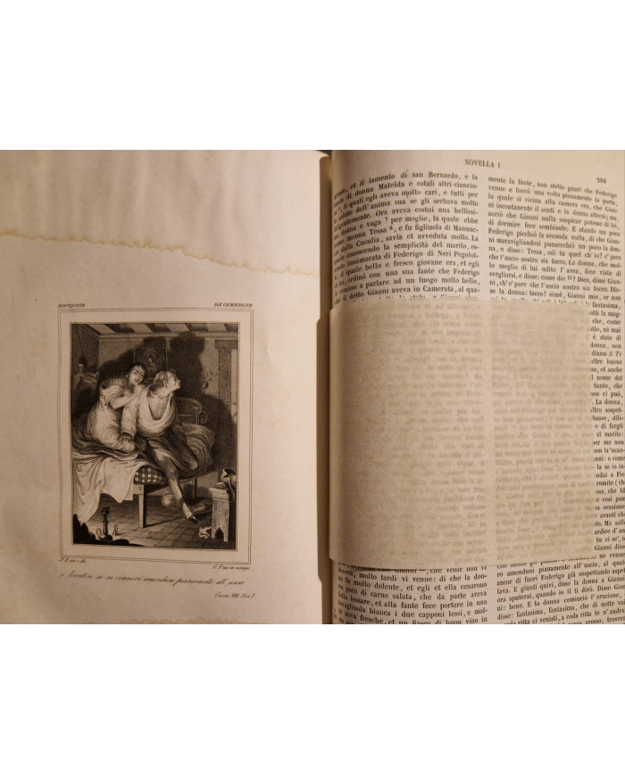 Decameron di Giovanni Boccaccio con le annotazioni dei deputati Colombo e Dal Rio - 1841/44