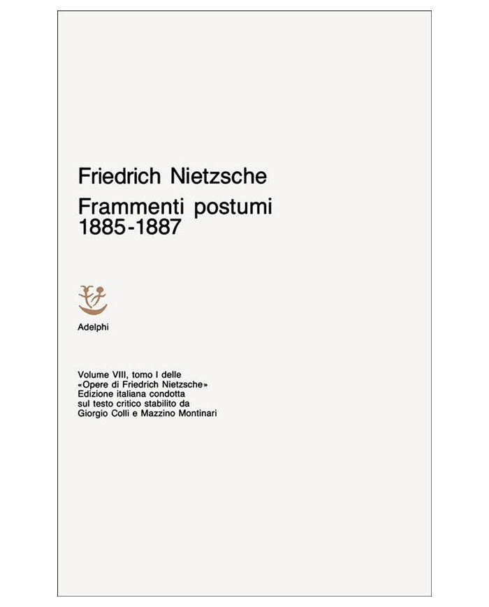 Opere complete. Vol. 8/1: Frammenti postumi (1885-87)